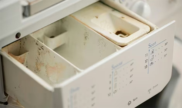 تمیز کردن کشوی مواد شوینده ماشین لباسشویی