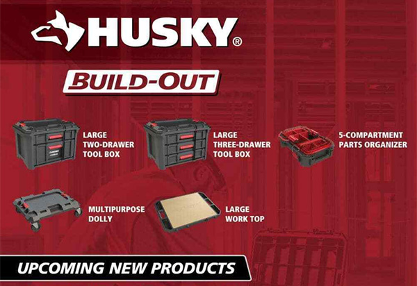 فروشگاه Home Depot محصولات خانواده Husky Build-Out را با جعبه‌ابزارهای جدید بروزرسانی کرد
