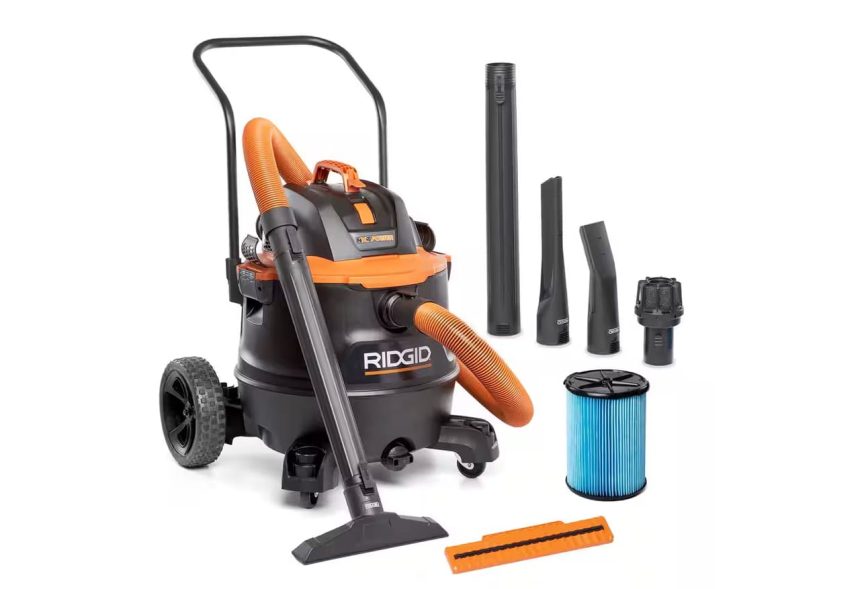 قدرتمندترین جاروبرقی صنعتی ریجید رونمایی شد، جاروبرقی کارگاهی مدل Ridgid HD1900